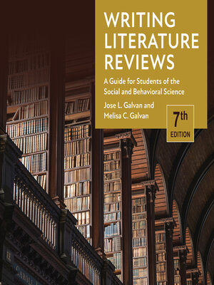 cover image of Writing Literature Reviews